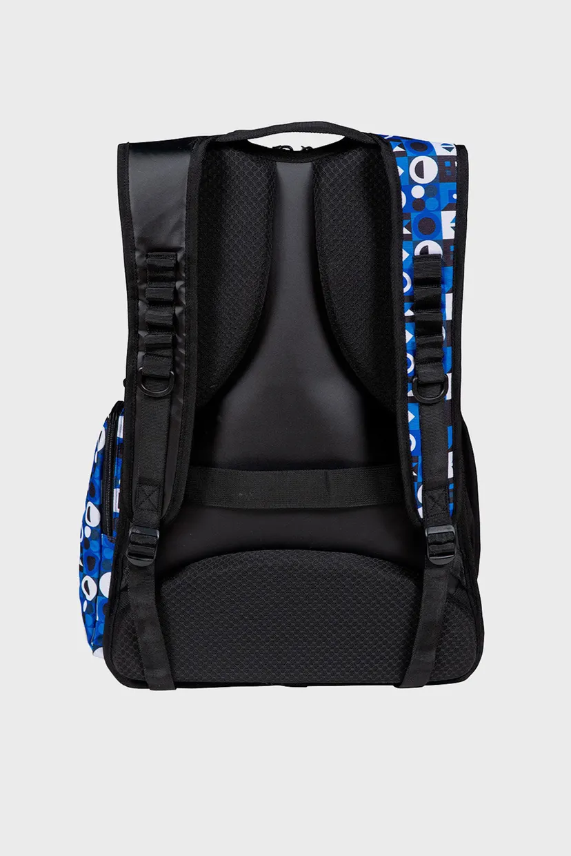 Синий рюкзак с узором ALL SET BACKPACK 45L AO 4