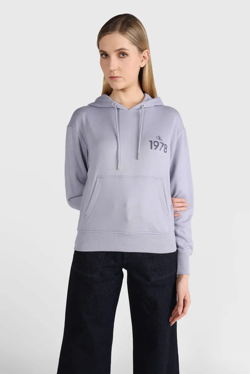 Жіноче бузкове худі 1978 ARTWORK OVERSIZED HOODIE 3