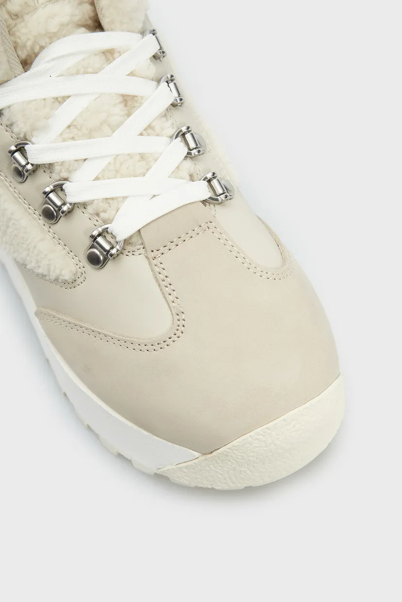 Женские бежевые кожаные хайкеры TJW WARM HYBRID BOOT 4