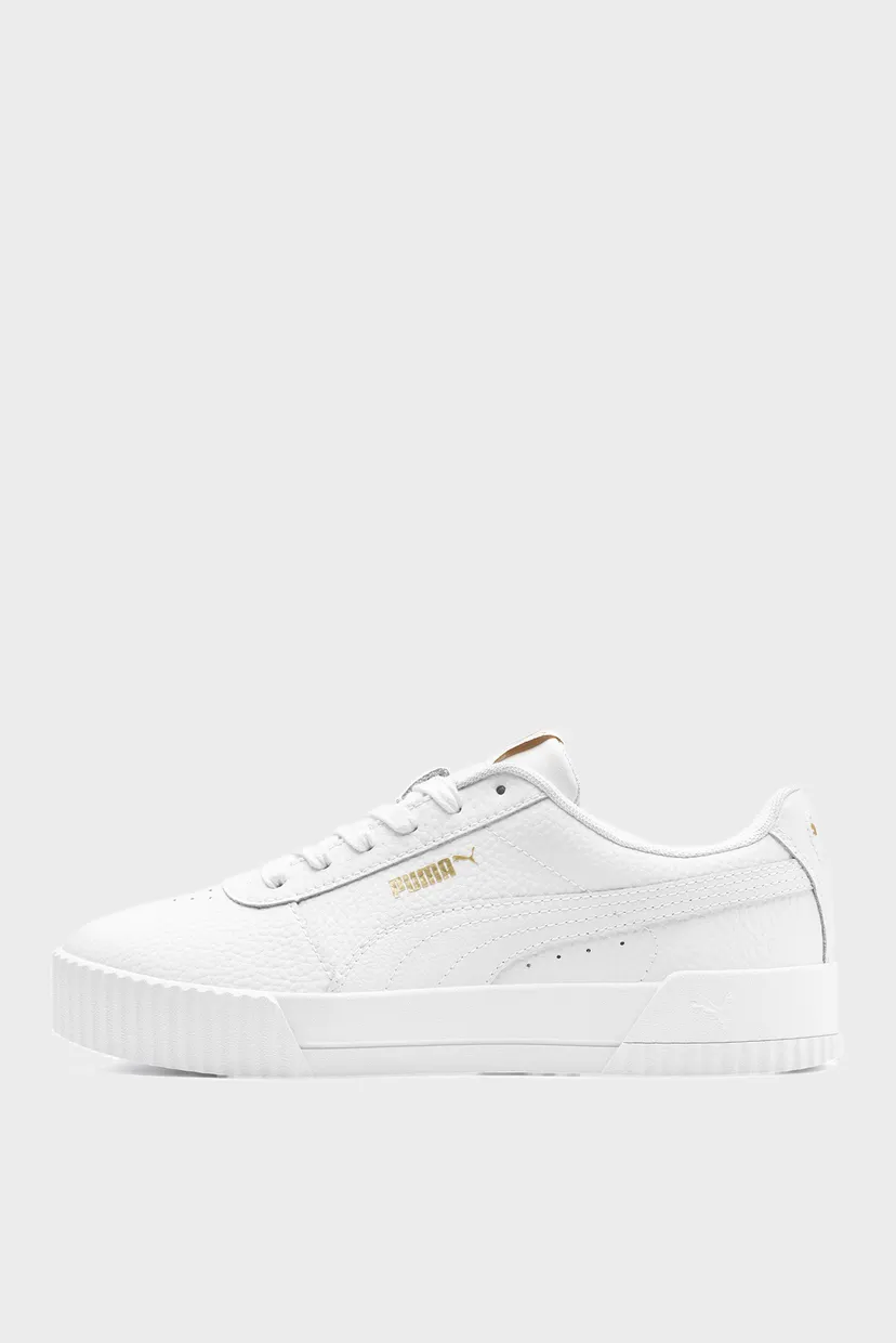 Жіночі білі шкіряні снікерси Carina Lux Women's Trainers 3
