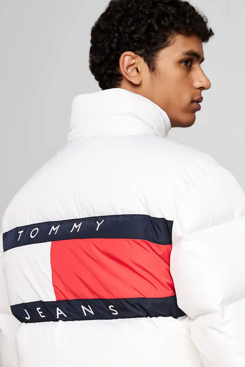 Чоловічий білий пуховик TJM FLAG BACK ALASKA PUFFER EXT 4