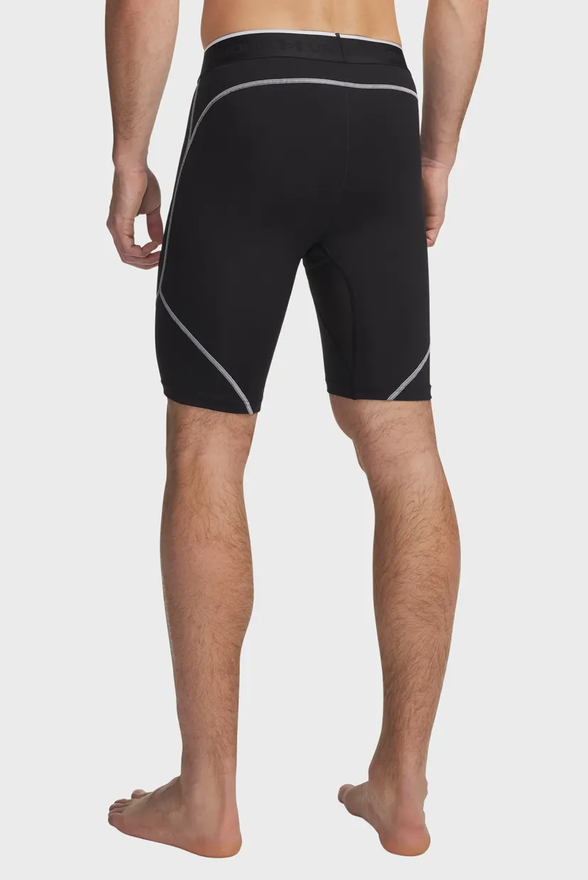 Мужские черные велосипедки UA HG Elite Long Shorts-BLK 3