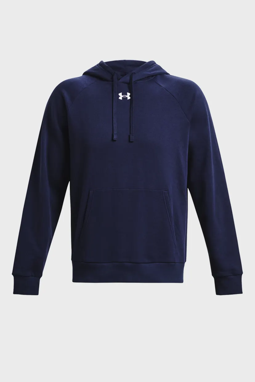 Чоловіче темно-синє худі UA Rival Fleece Hoodie 5