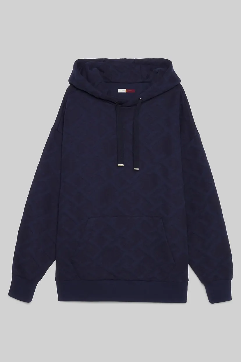 Чоловіче темно-синє худі з візерунком THC AMD HOODIE 6