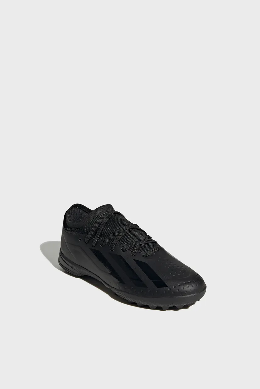 Детские черные сороконожки X Crazyfast.3 Turf 4