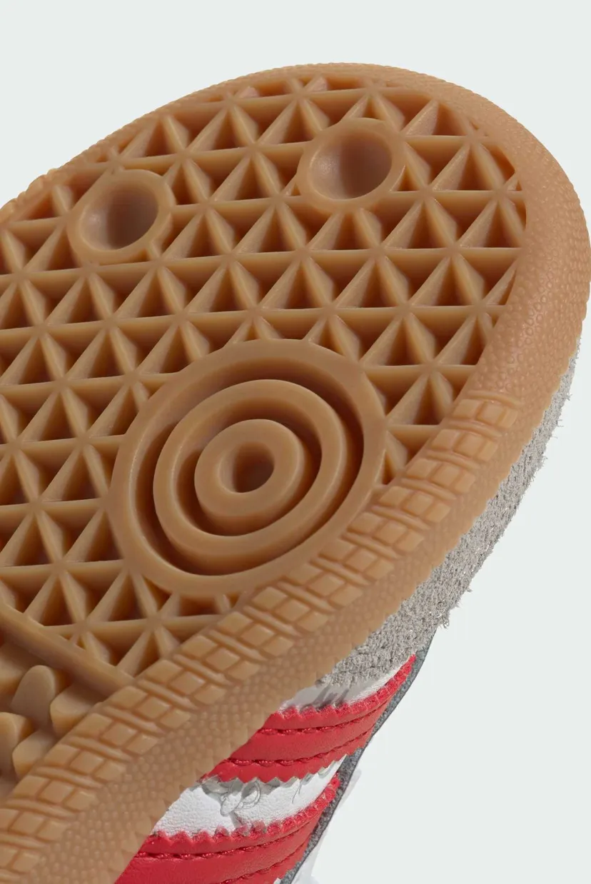Дитячі білі шкіряні снікерси ADIDAS DISNEY SAMBA OG COMFORT CLOSURE ELASTIC LACE 8