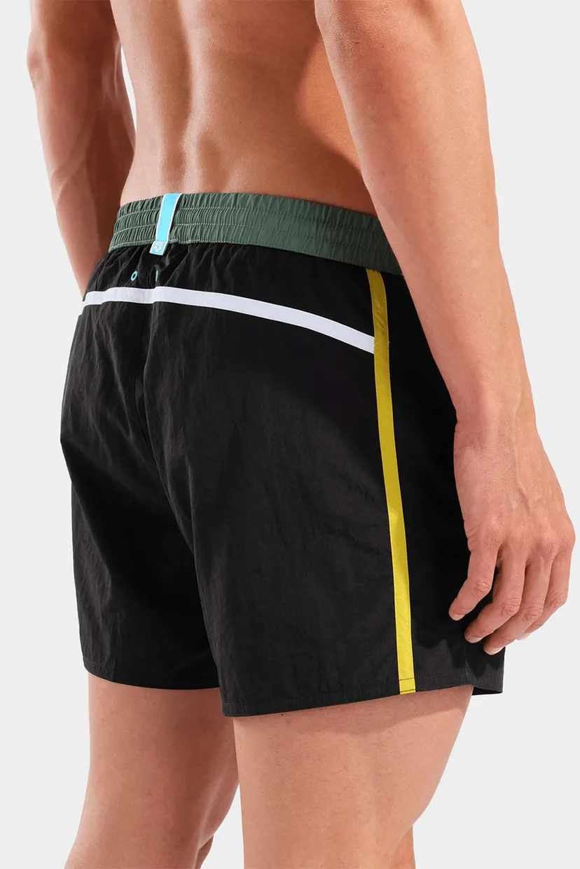 Чоловічі чорні плавальні шорти TAPES BEACH X-SHORT 5