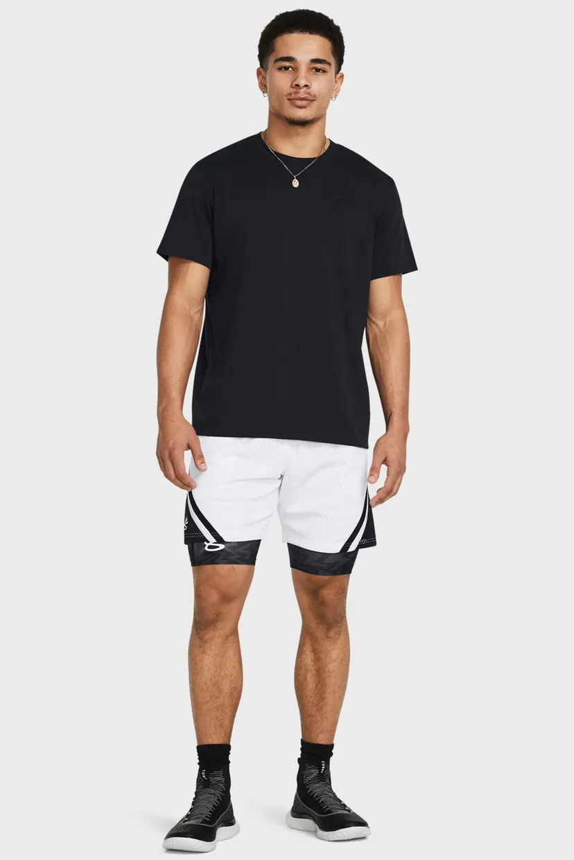 Чоловічі білі шорти Curry Mesh Short 4 4