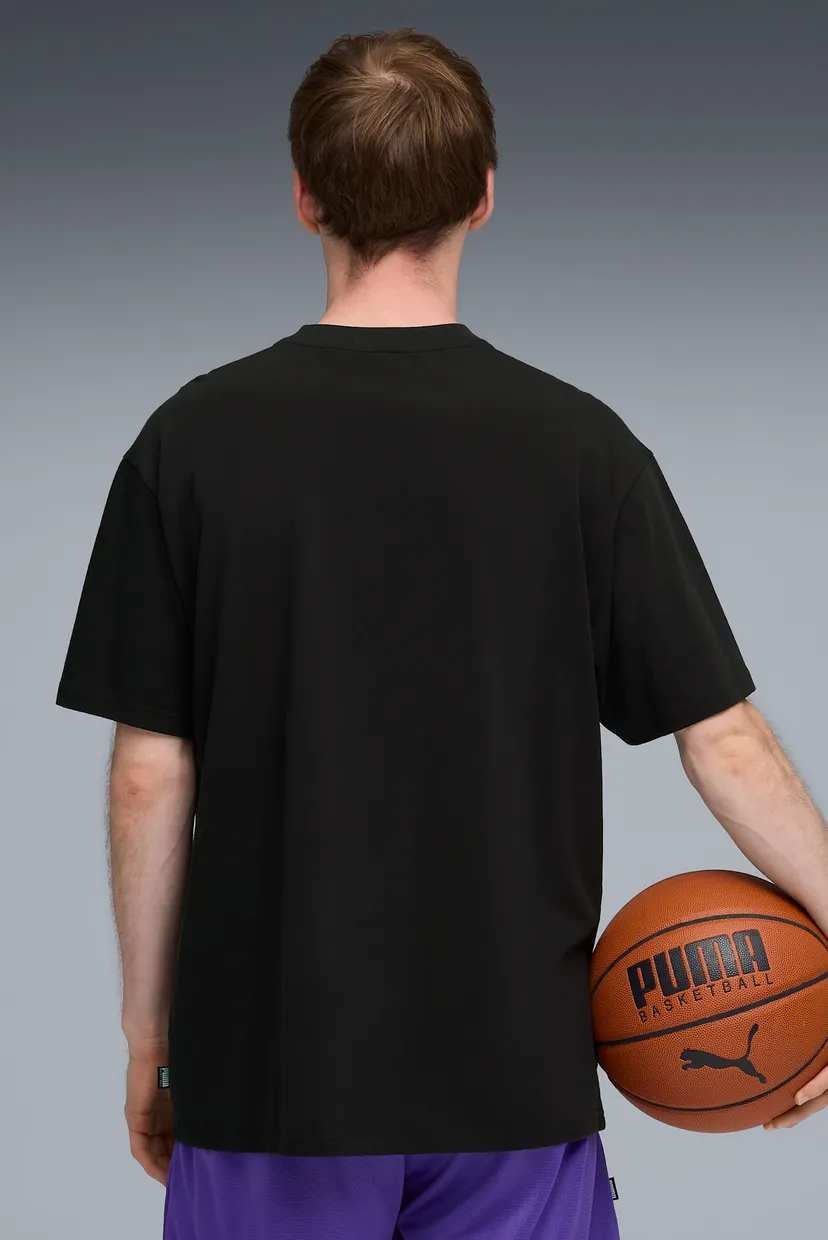 Чоловіча чорна футболка Junior Varsity II Relaxed Basketball Tee Men 3
