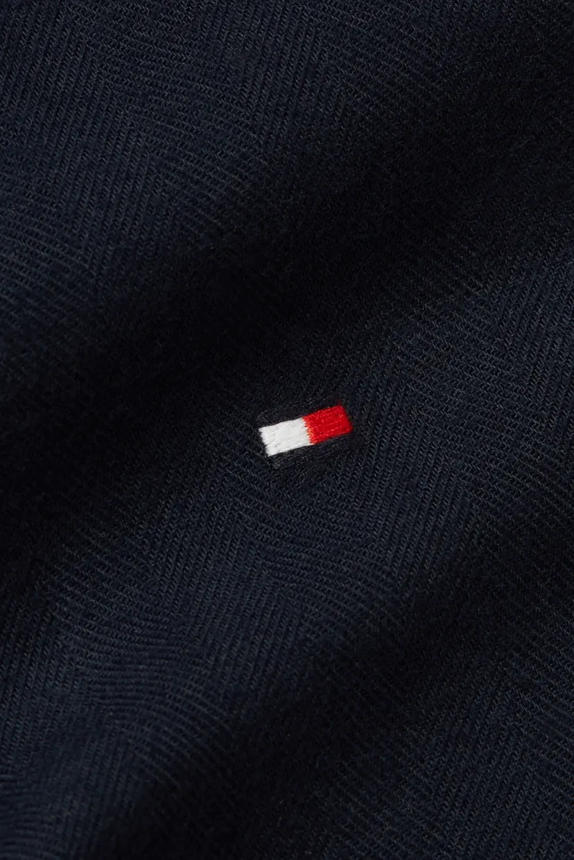 Чоловіча темно-синя сорочка WCC HERRINGBONE SOLID RF SHIRT 4
