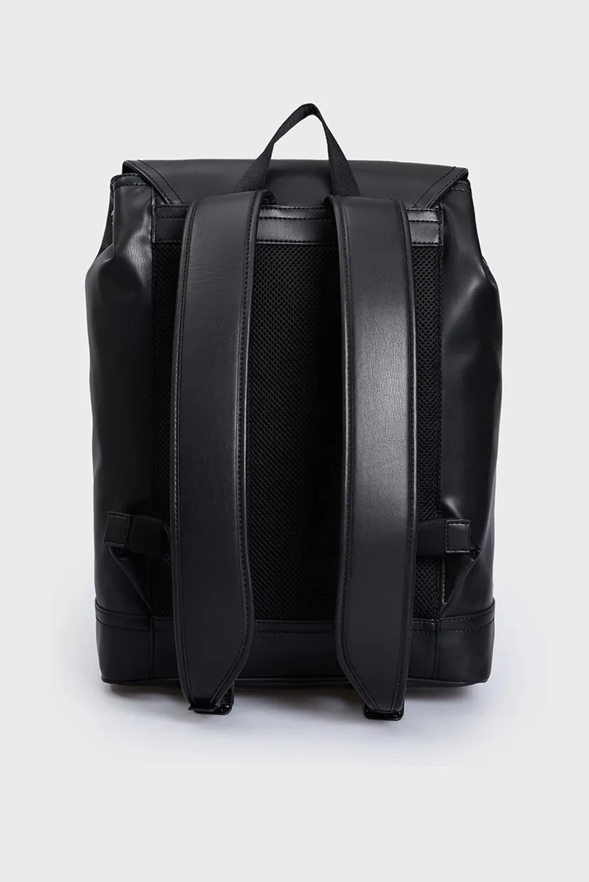 Чоловічий чорний рюкзак MONOGRAM SOFT FLAP BP43 4