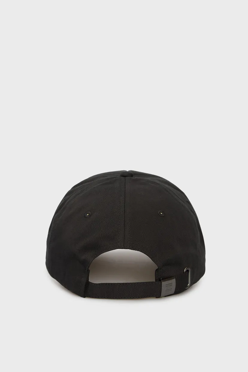 Чоловіча чорна кепка TH FOUNDATION SOFT 6 PANEL CAP 3