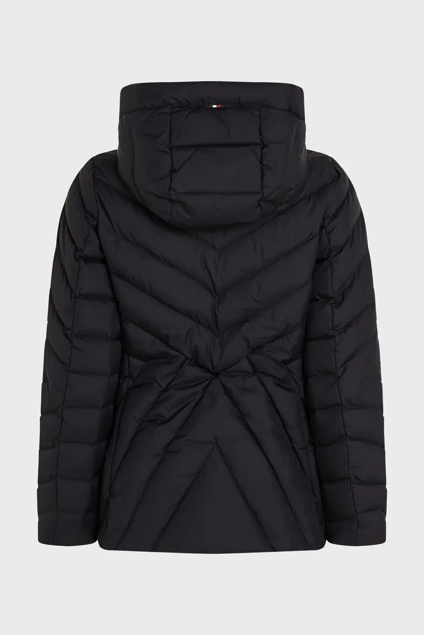Женский черный пуховик CHEVRON MW DOWN JACKET 5