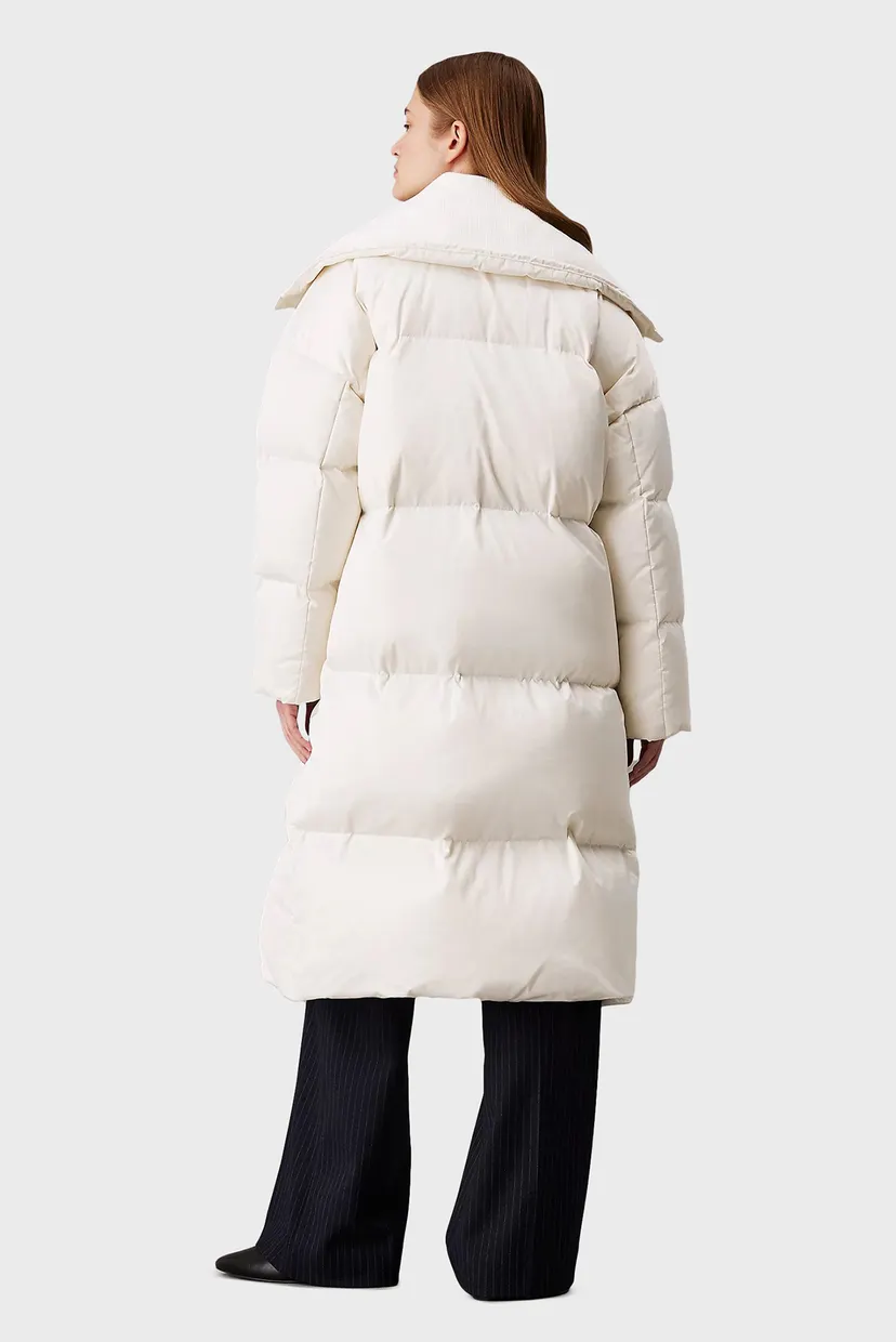 Жіночий білий пуховик MW PADDED SATIN COAT 3