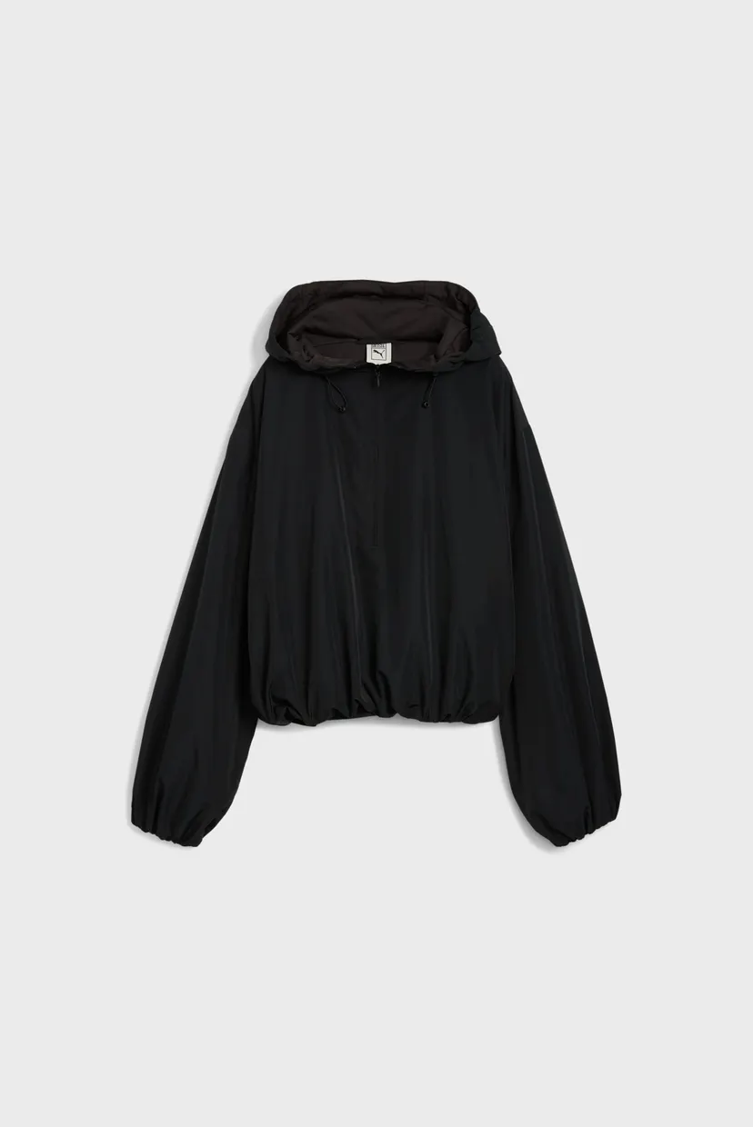 Женское черное худи PUMA x ROSÉ Oversized Half-Zip Jacket Women 6