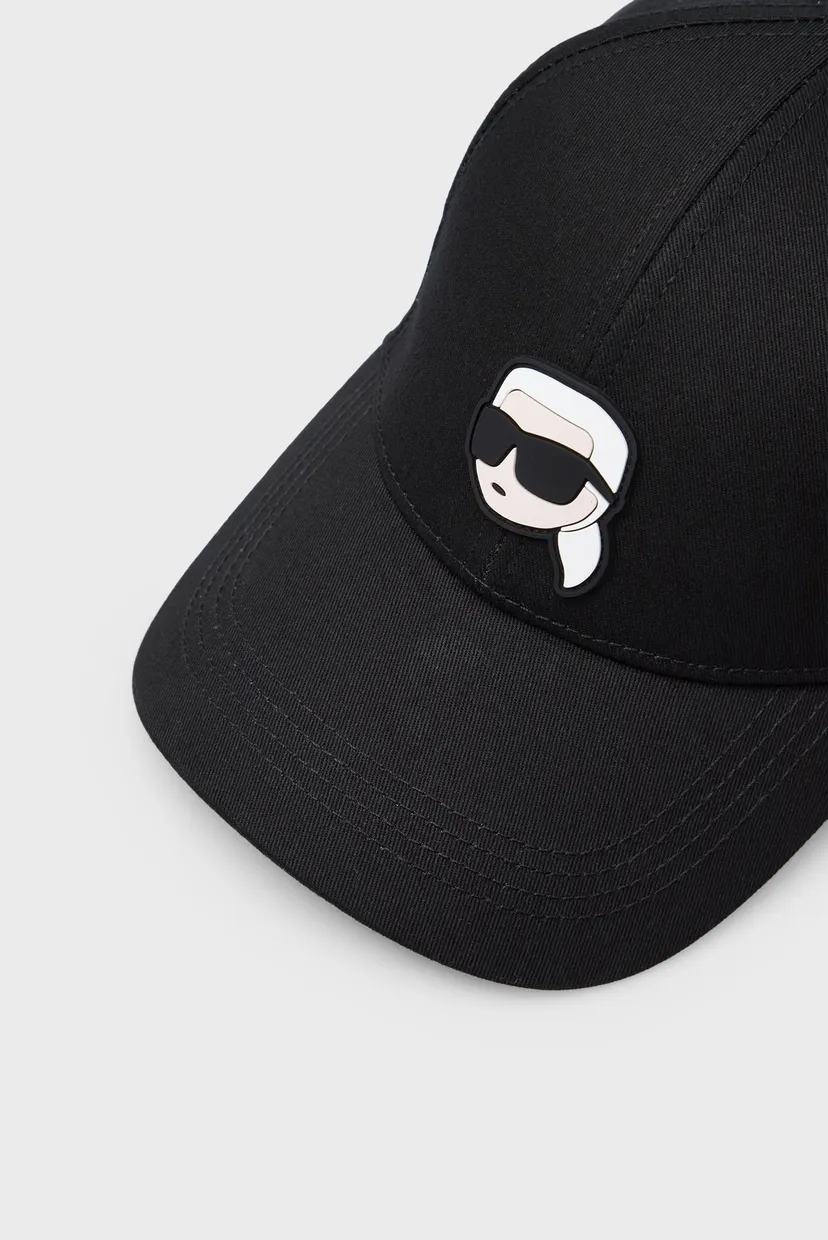 Жіноча чорна кепка k ikonik 2.0 cap 4