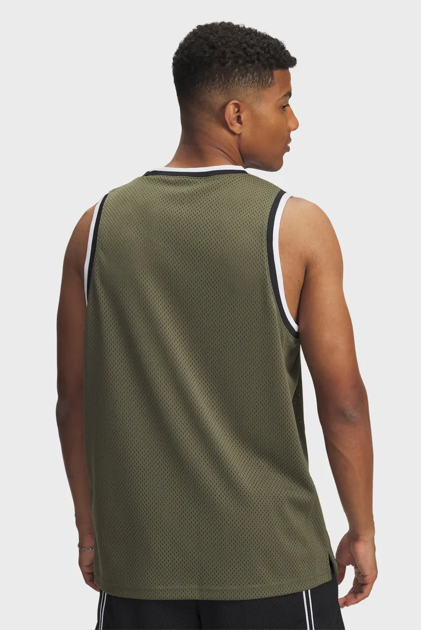 Чоловіча оливкова майка UA Zone Pro Mesh Tank 3
