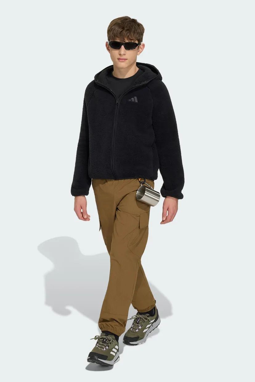 Детское черное худи Terrex Kids Xploric Full-zip 3