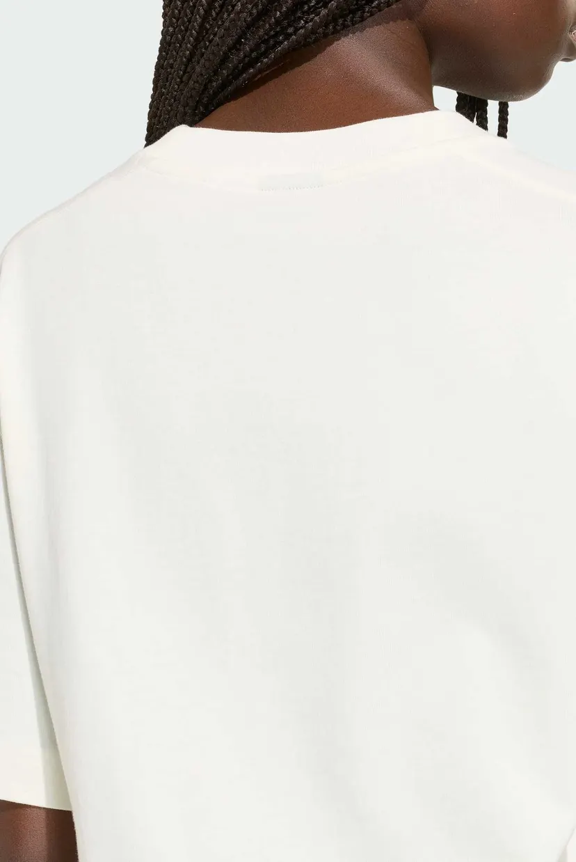 Жіноча біла футболка ADIDAS KIT SMALL LOGO 5