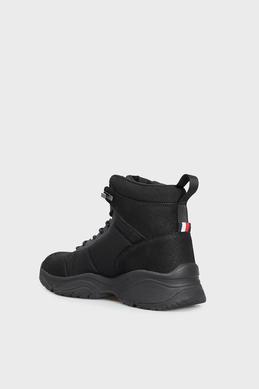 Мужские черные хайтопы OUTDOOR SNK BOOT LTH CORDURA 5