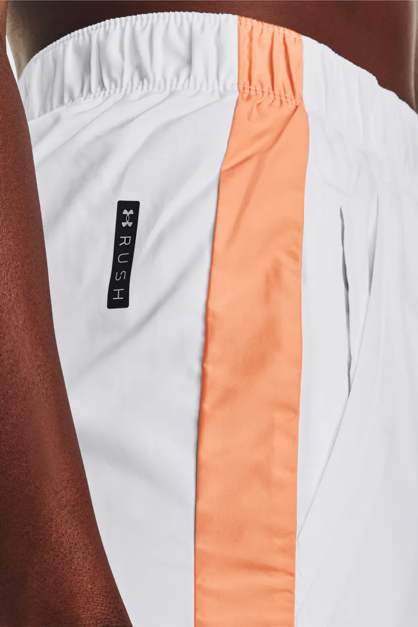 Женские белые спортивные брюки UA Rush Woven Pant 4