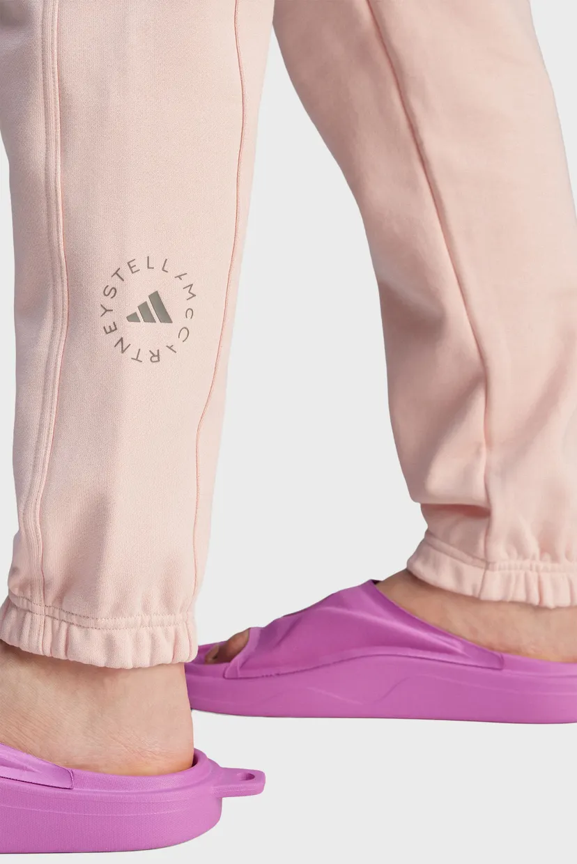 Женские пудровые спортивные брюки adidas by Stella McCartney 5