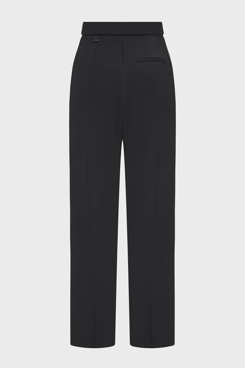 Жіночі чорні брюки TECHNICAL KNIT WIDE LEG 6
