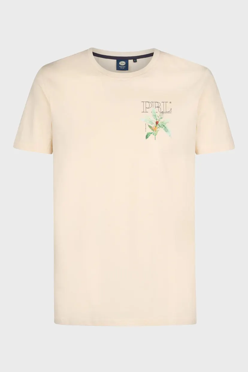 Мужская белая футболка Men T-Shirt SS Classic Print 6