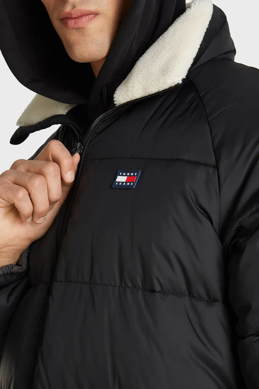Чоловіча чорна куртка TJM VAIL PUFFER PARKA 3