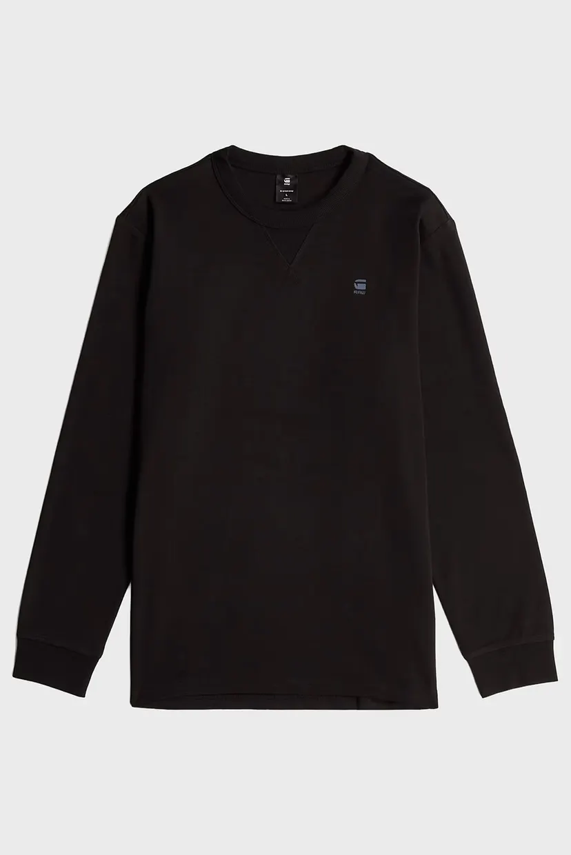 Мужской черный лонгслив nifous r t l/s 6