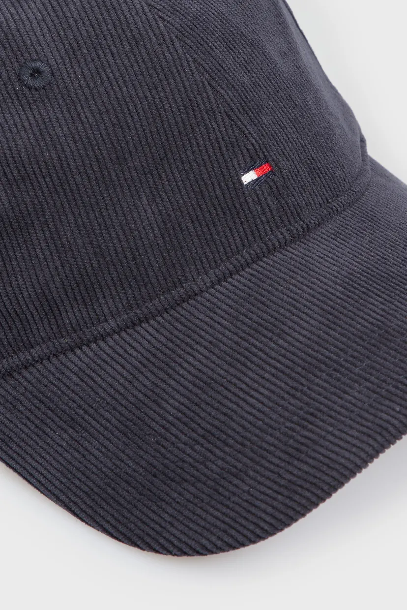 Чоловіча темно-синя вельветова кепка TH FLAG CORDUROY SOFT 6 PANEL 4