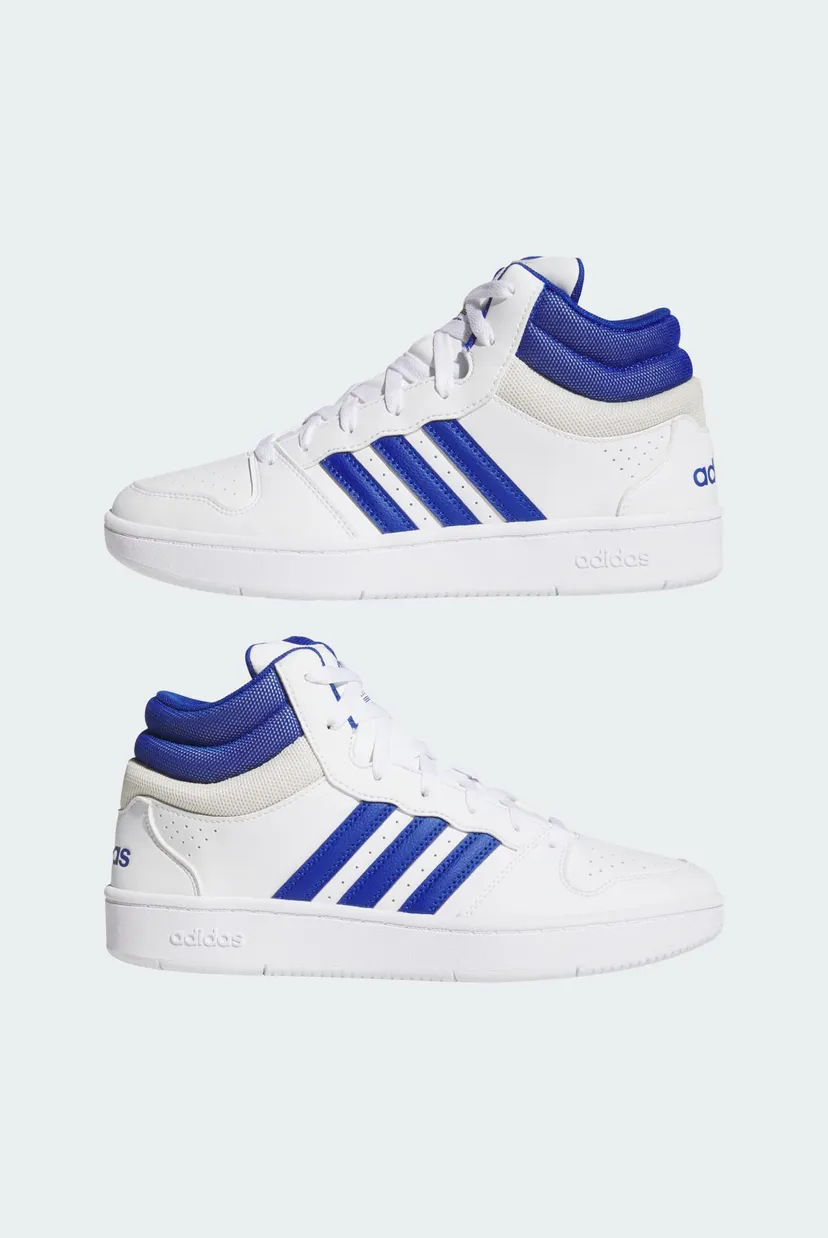 Белые кроссовки HOOPS MID CLASSIC 7