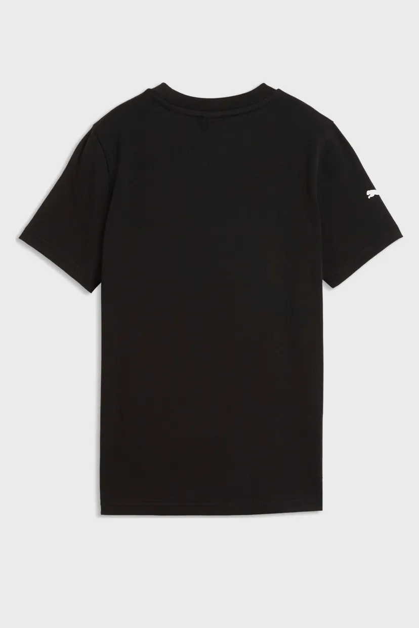 Детская черная футболка Scuderia Ferrari Coloured Shield Tee Youth 5