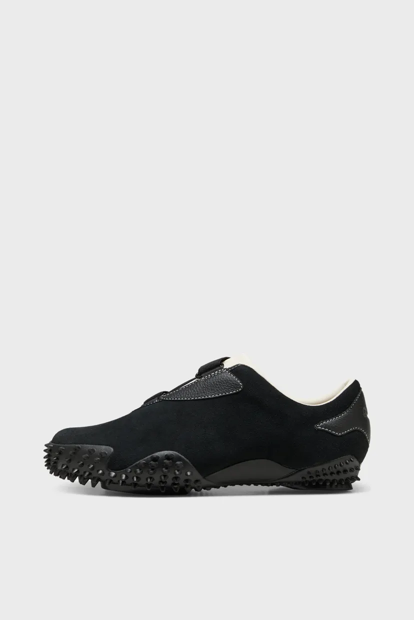 Черные кожаные кроссовки Mostro Icons Sneakers Unisex 5
