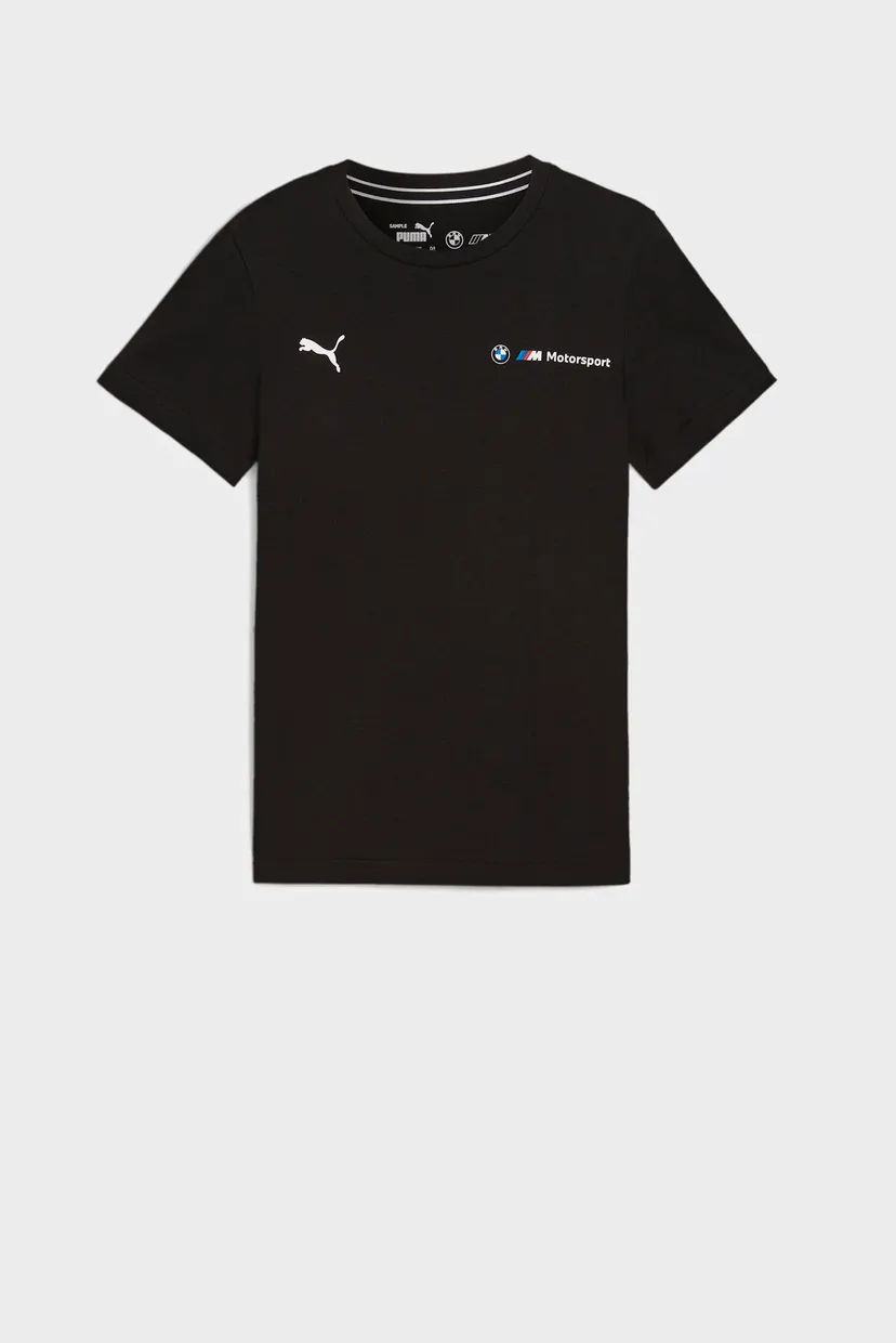 Детская черная футболка BMW M Motorsport ESS+ Logo Tee Youth 5