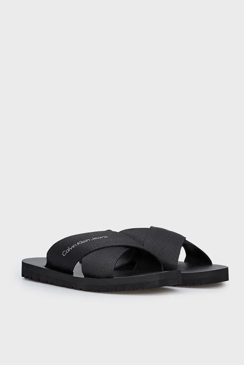Мужские черные слайдеры CROSS SANDAL SLIPON RP IN BTW 3