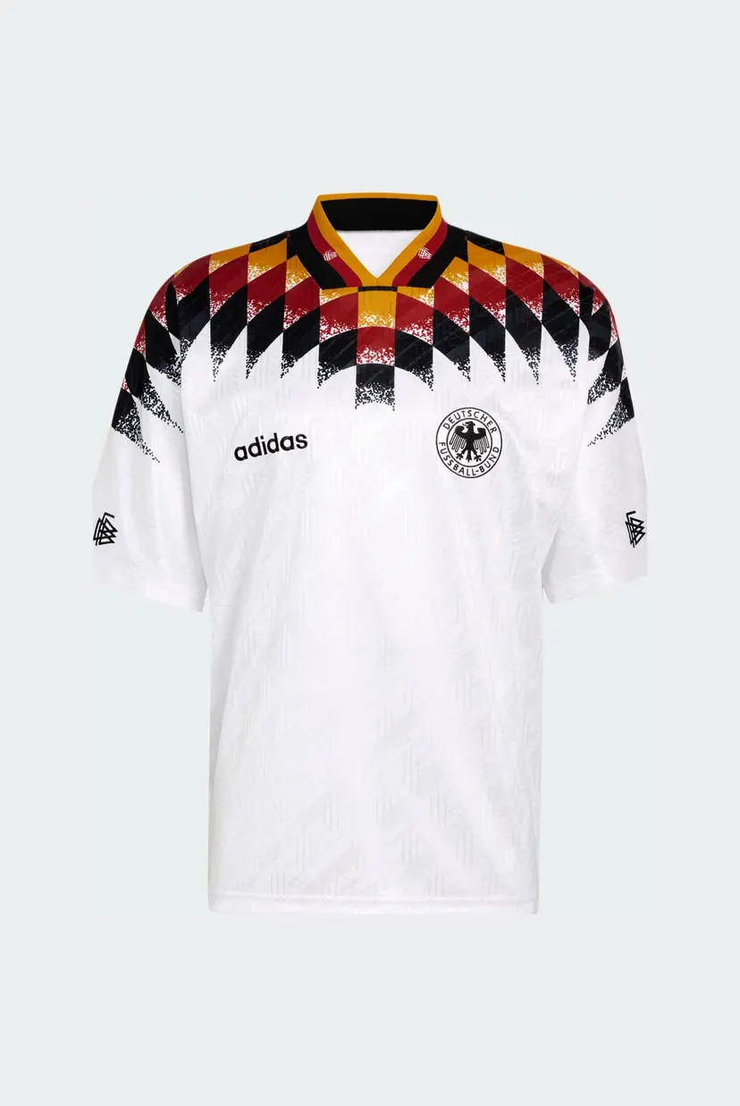 Чоловіча біла футболка з візерунком Germany 1994 6