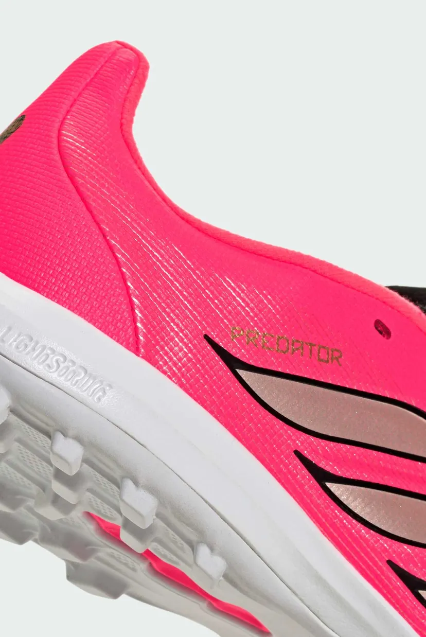 Дитячі рожеві сороконіжки PREDATOR LEAGUE Fold-Over Tongue Turf Football Kids 9