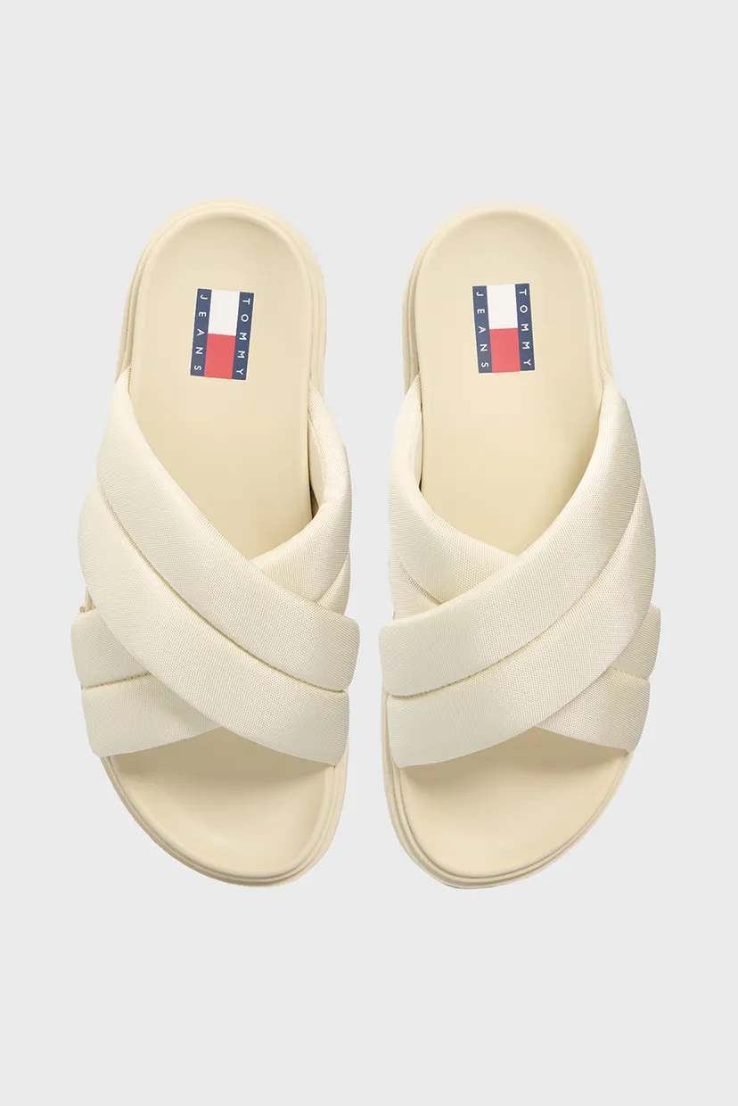 Жіночі білі слайдери FLATFORM 4
