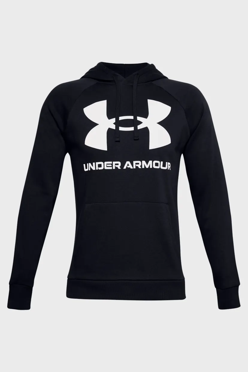 Чоловіче чорне худі UA Rival Fleece Big Logo HD 5