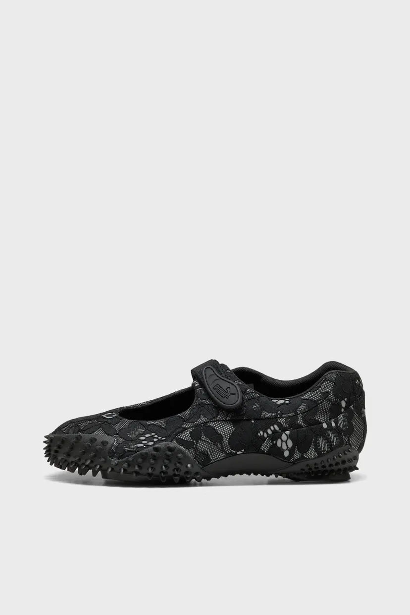Черные балетки Mostro Fey Lace Sneakers Unisex 5