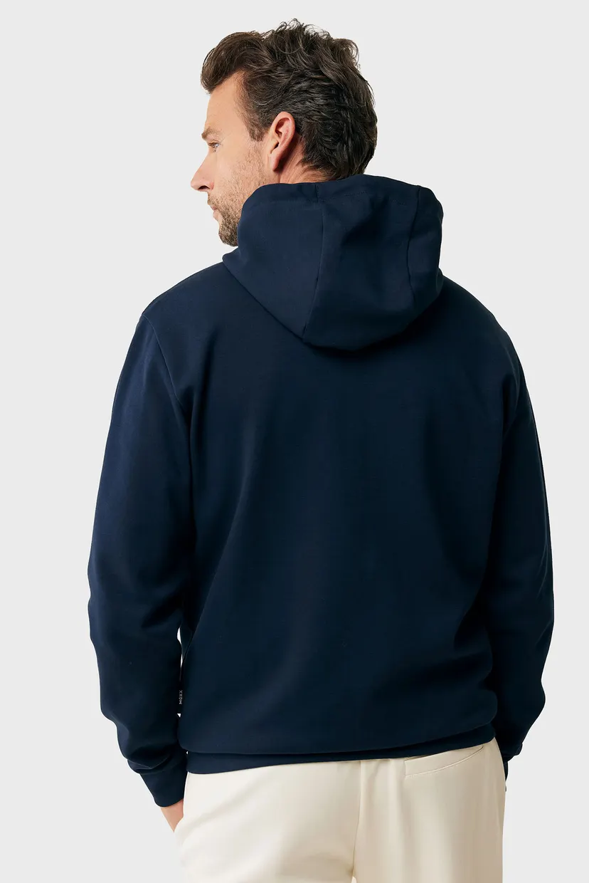 Мужское темно-синее худи EDWARD Essential full zip sweater Mexx