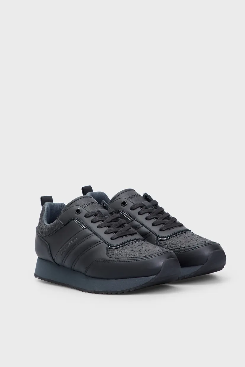 Чоловічі чорні кросівки LOW TOP LACE UP MONO 3