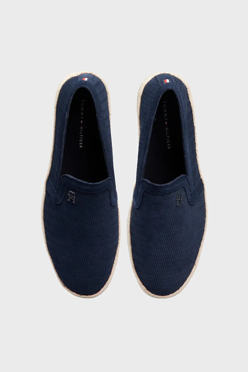 Мужские темно-синие замшевые эспадрильи TH ESAPDRILLE CLASSIC SUEDE 4