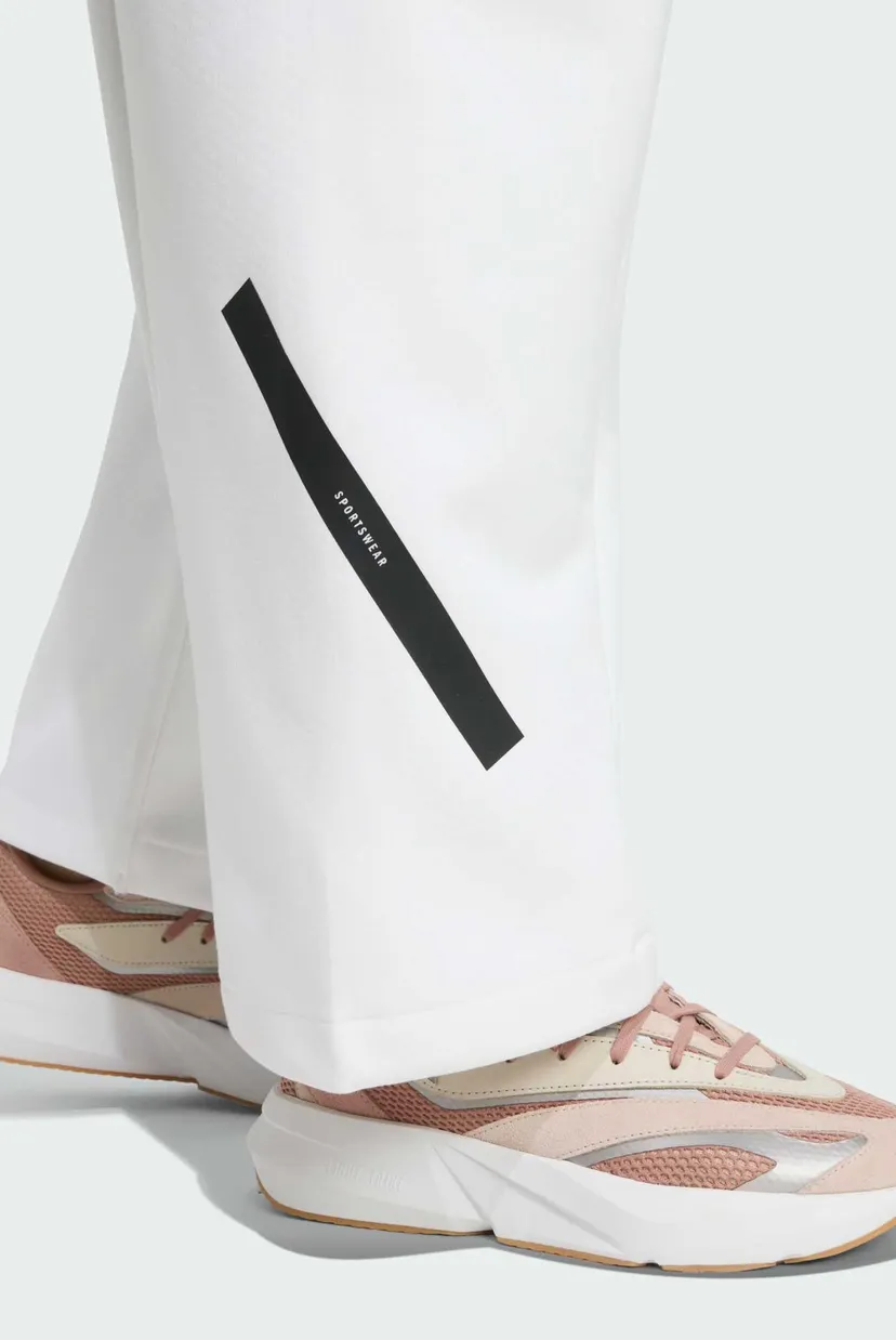 Женские белые спортивные брюки adidas Z.N.E. Open-Hem 5