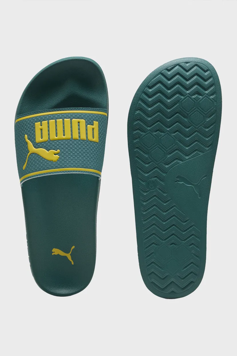 Темно-зеленые слайдеры Leadcat 2.0 Slides Unisex 4