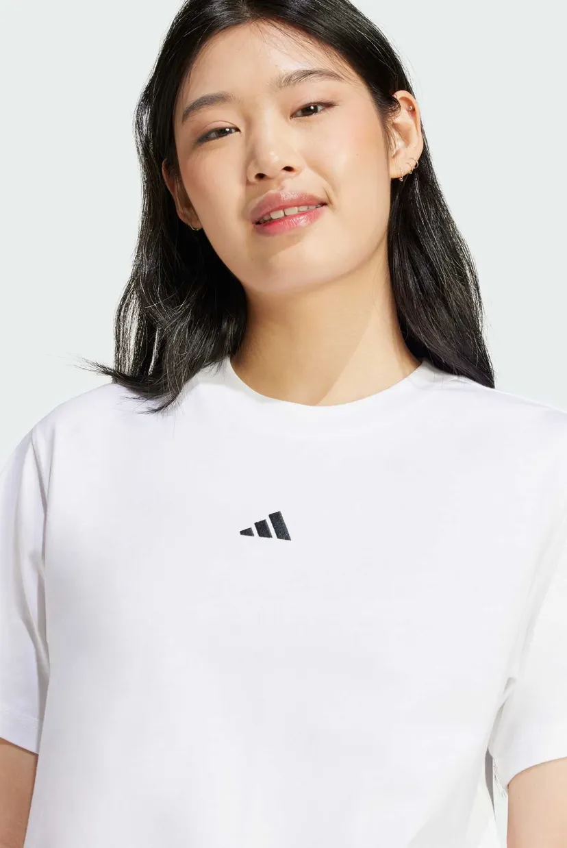Жіноча біла футболка Essentials Small Logo Cotton 4