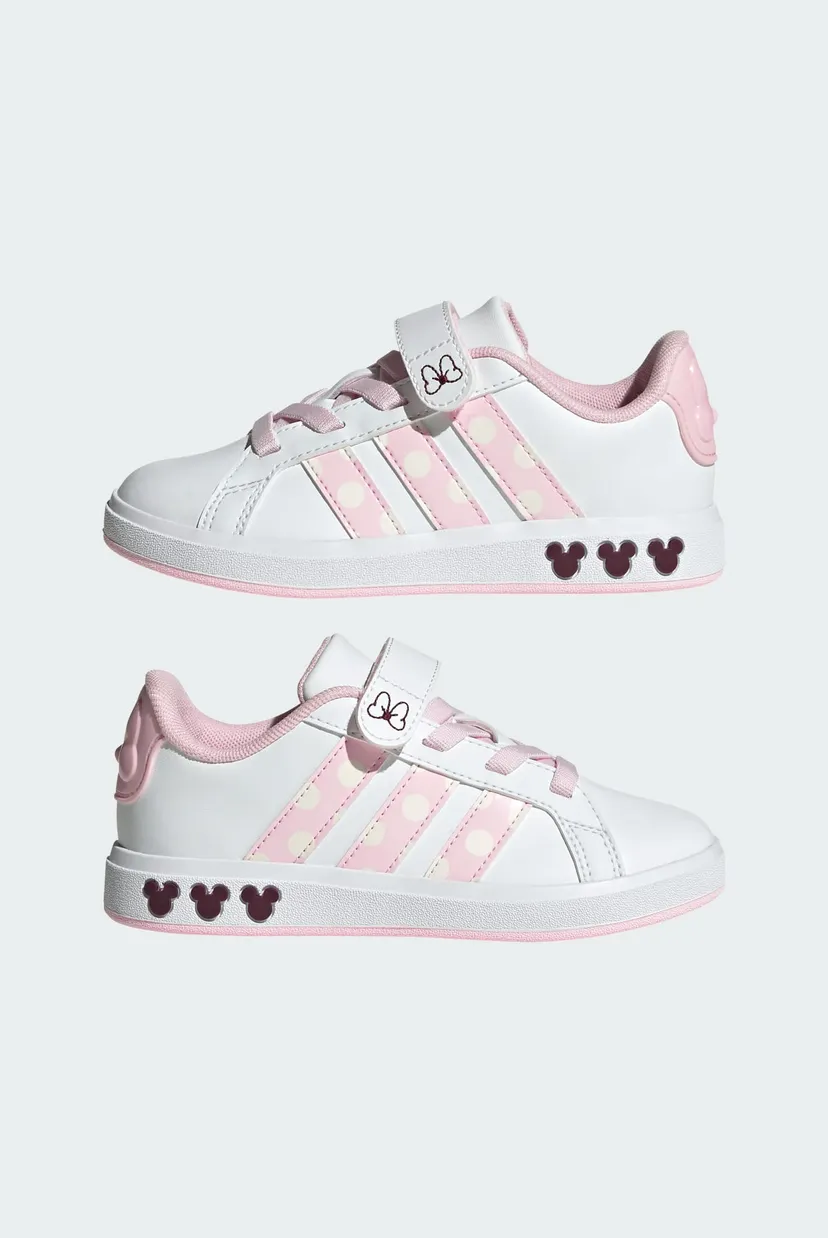 Детские белые сникерсы adidas Disney Minnie Mouse Grand Court Kids 7