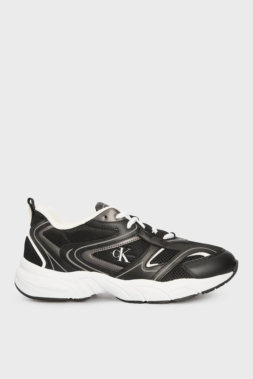 Жіночі чорні кросівки RETRO TENNIS MESH ML Calvin Klein YW0YW01807
