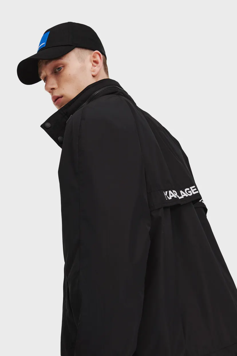 Мужская черная ветровка KLJ LIGHTWEIGHT JACKET 4